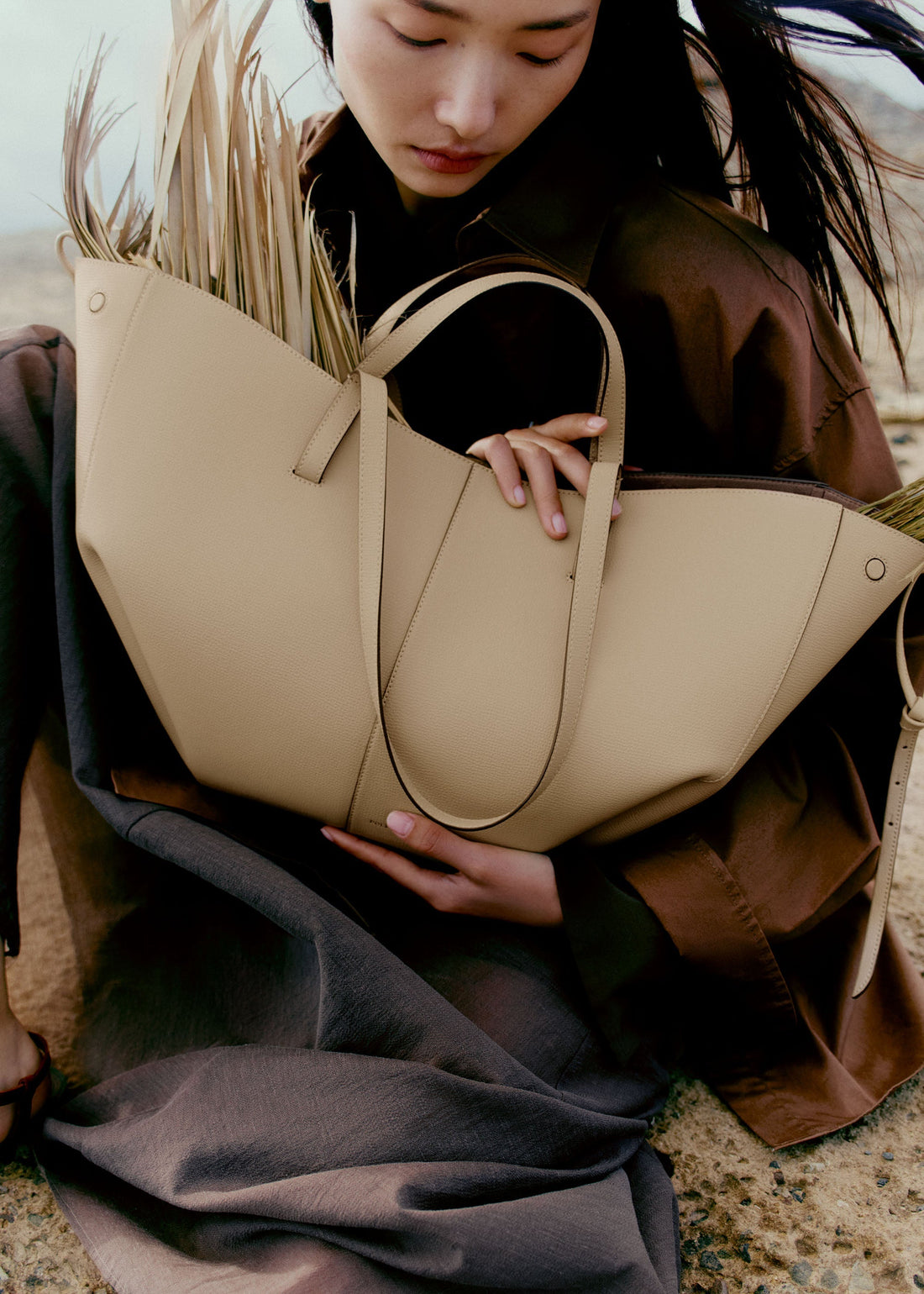 Polene Cyme Textured Sand