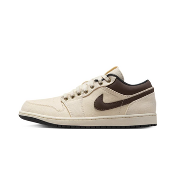 Jordan 1 Low Premium Pale Ivory Off Noir Baroque Brown