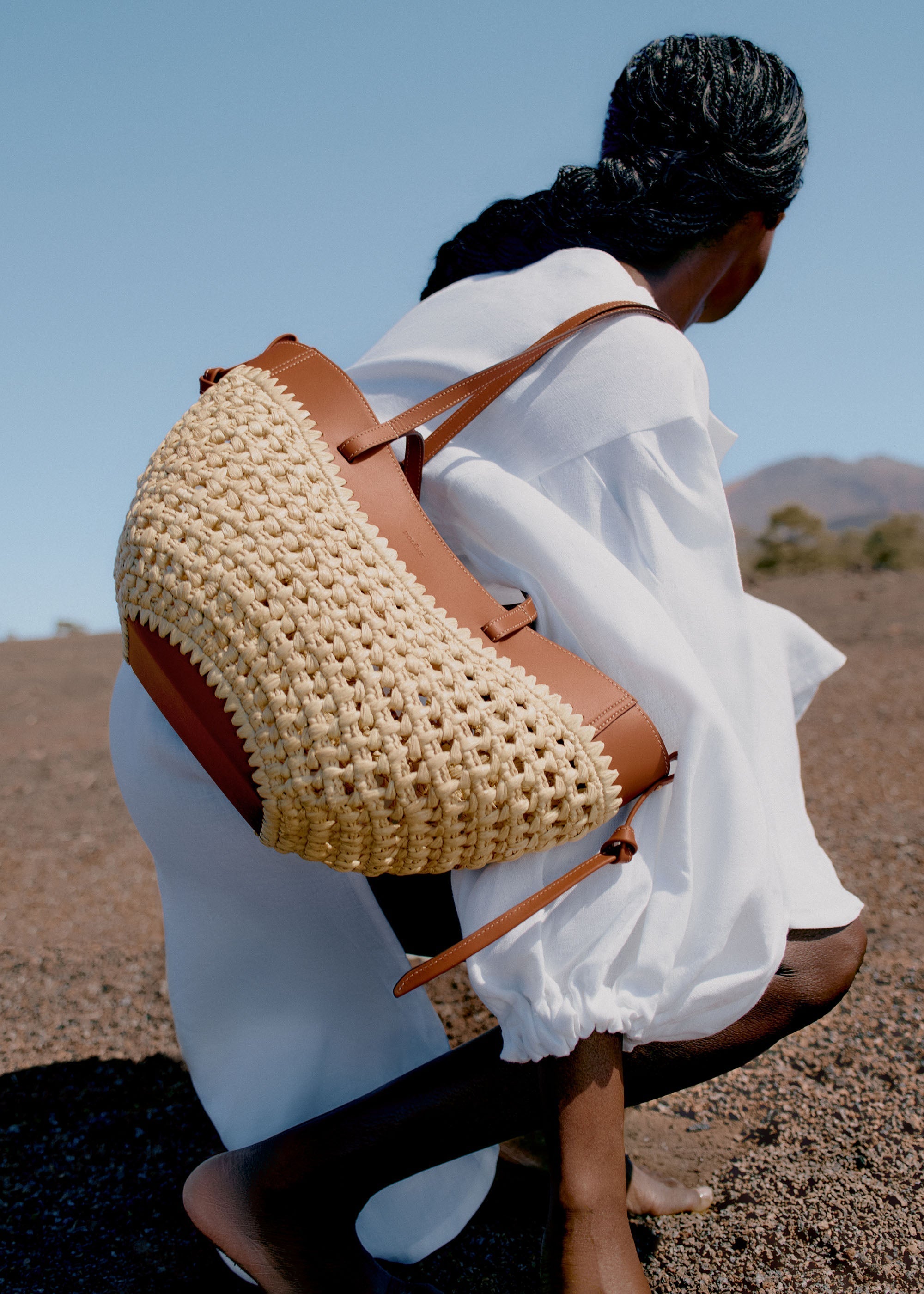 Polene Cyme Mini Raffia