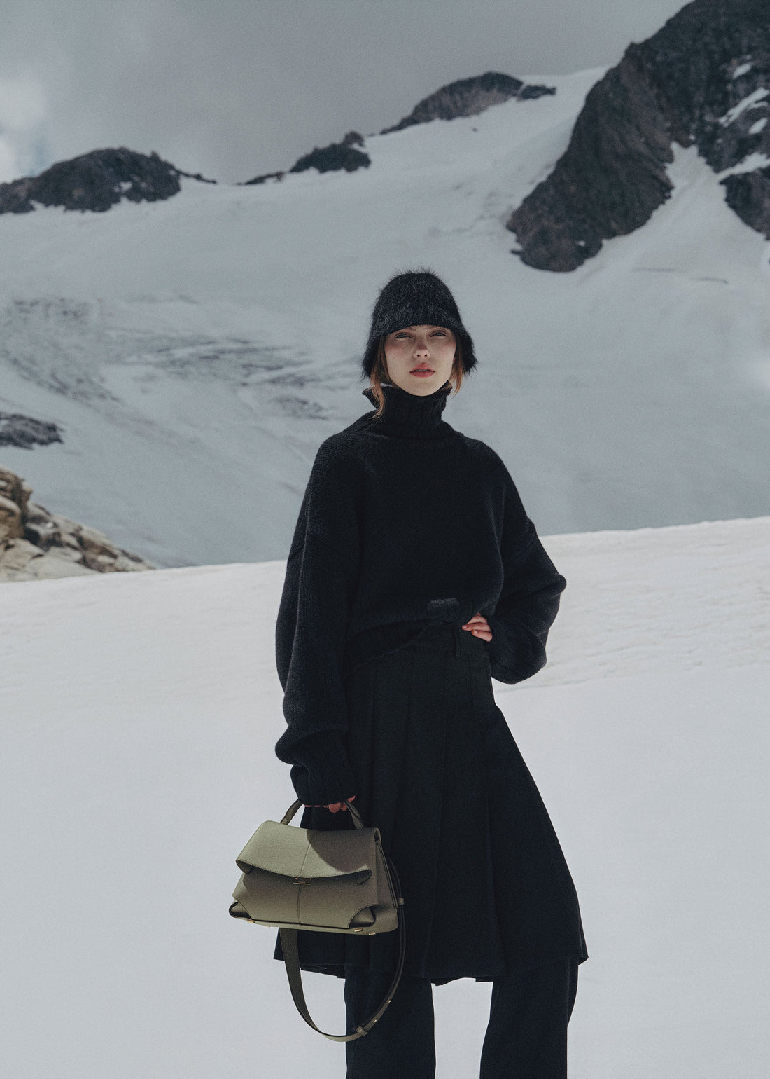 Polene Mokki Textured Smoky Green