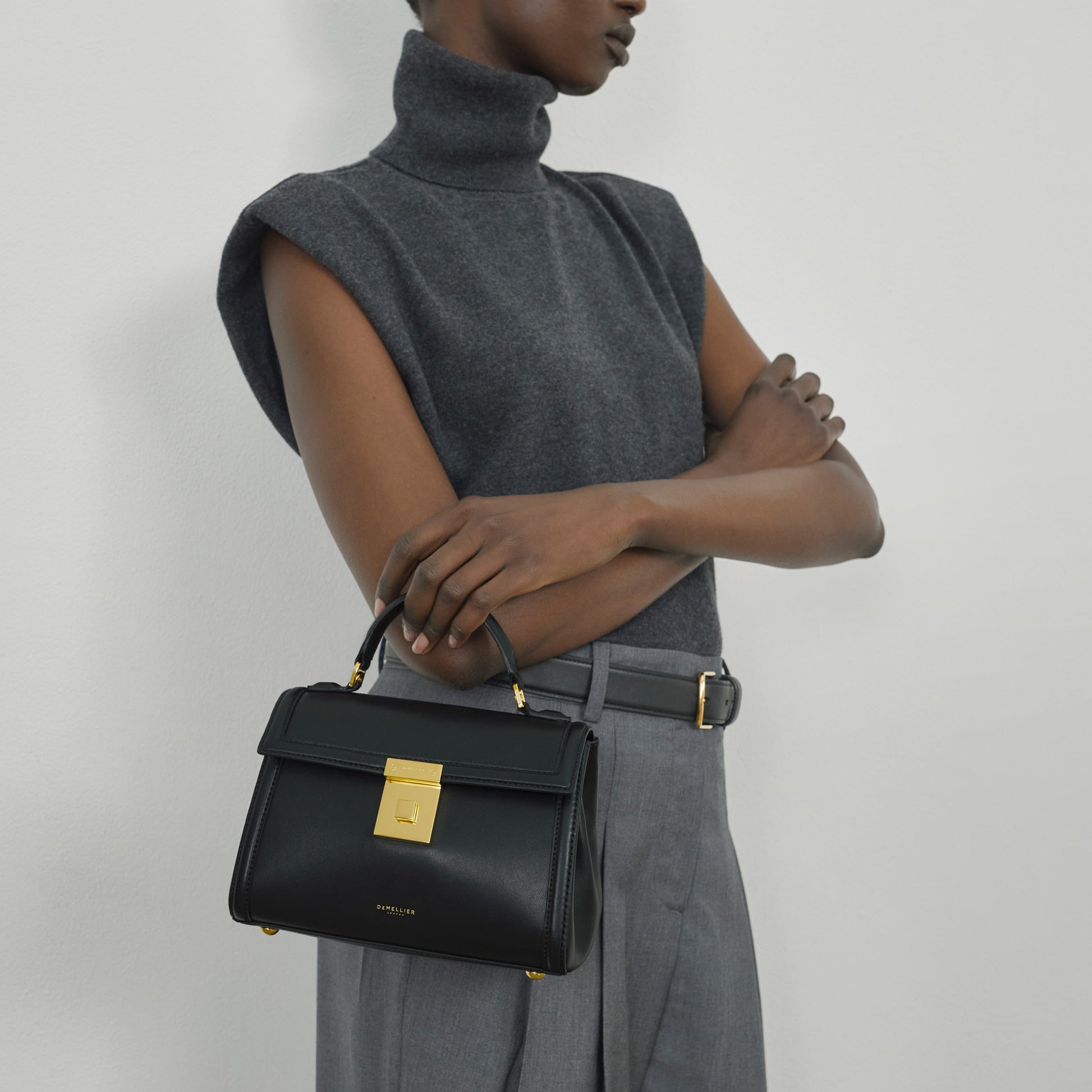 DeMellier The Paris mocha suede