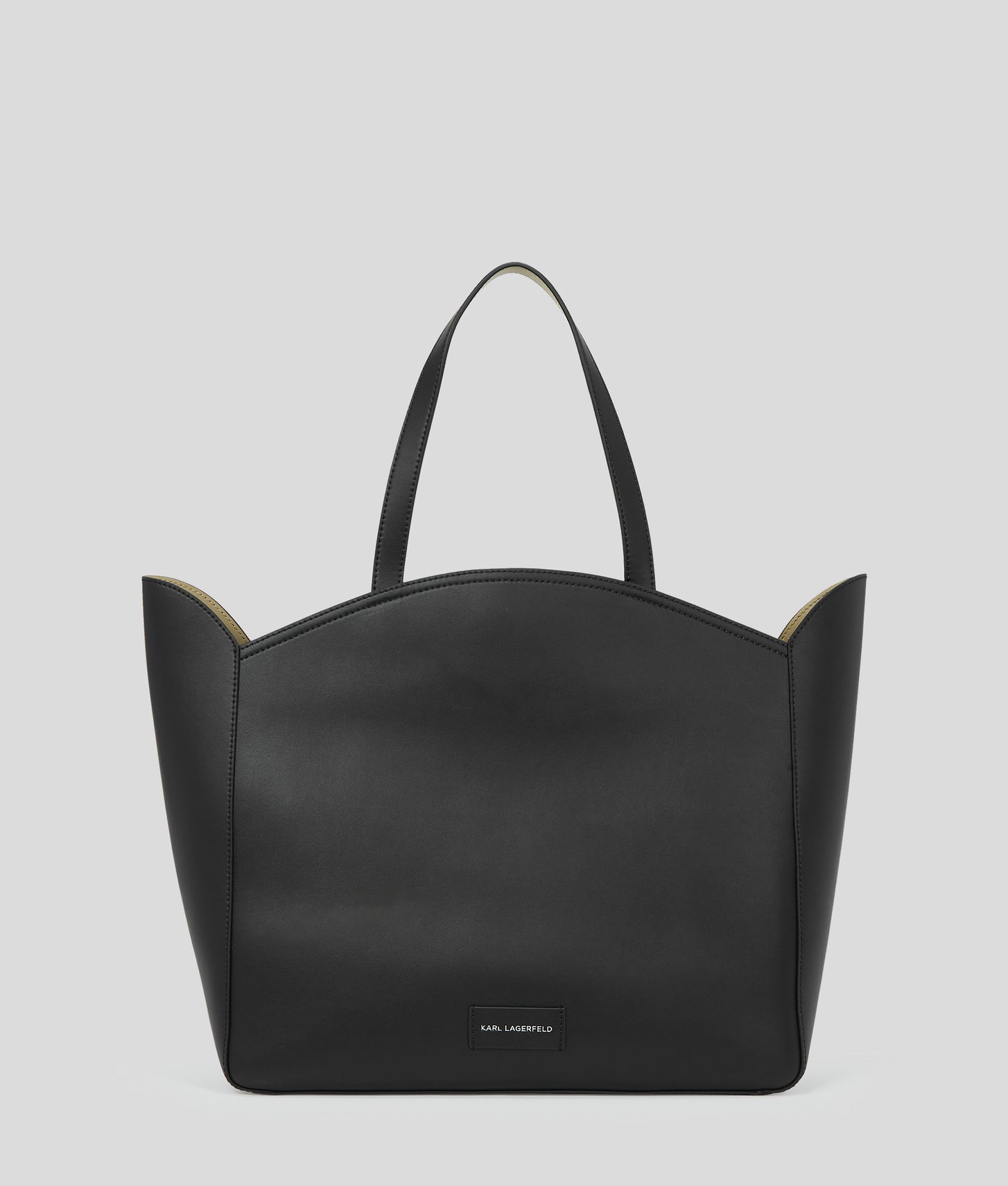 KarlLagerfeld Kcircle Large Perforated Tote Bag Black