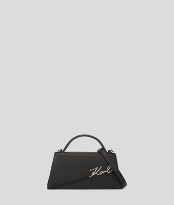 KarlLagerfeld Ksignature Slim Crossbody Bag Black/Nickel