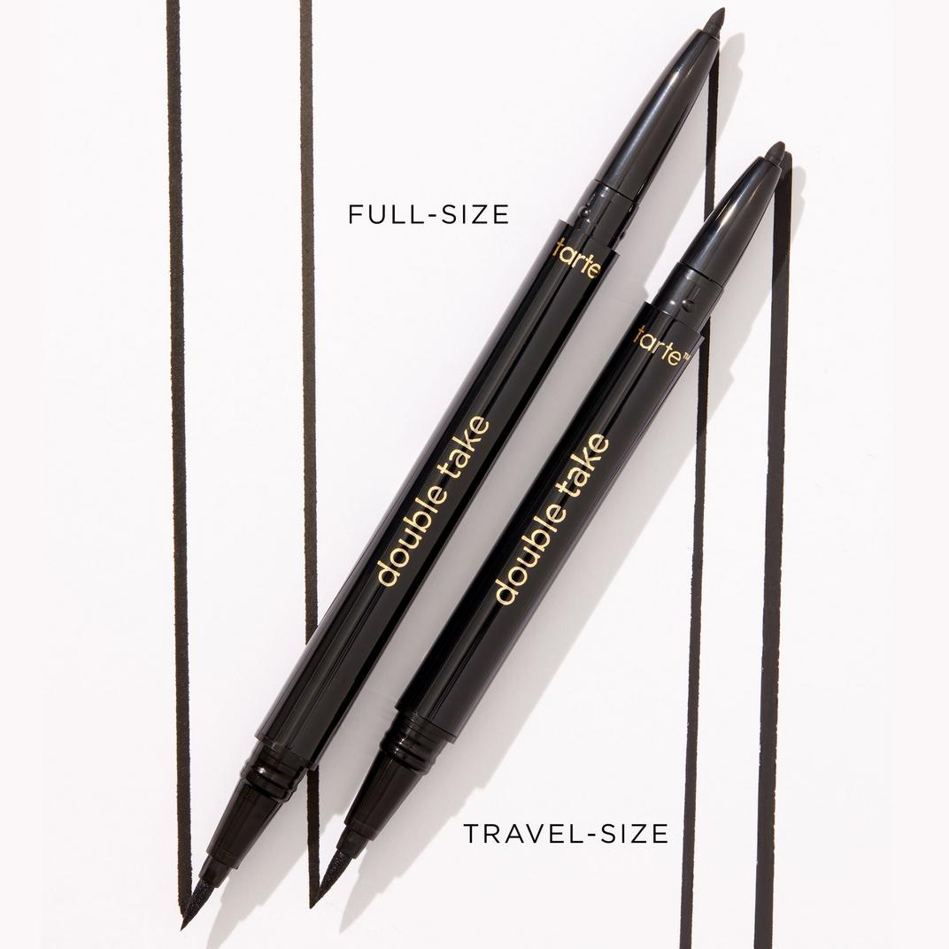 Tarte Travel-Size Double Take Black Liquid & Gel Vegan Eyeliner