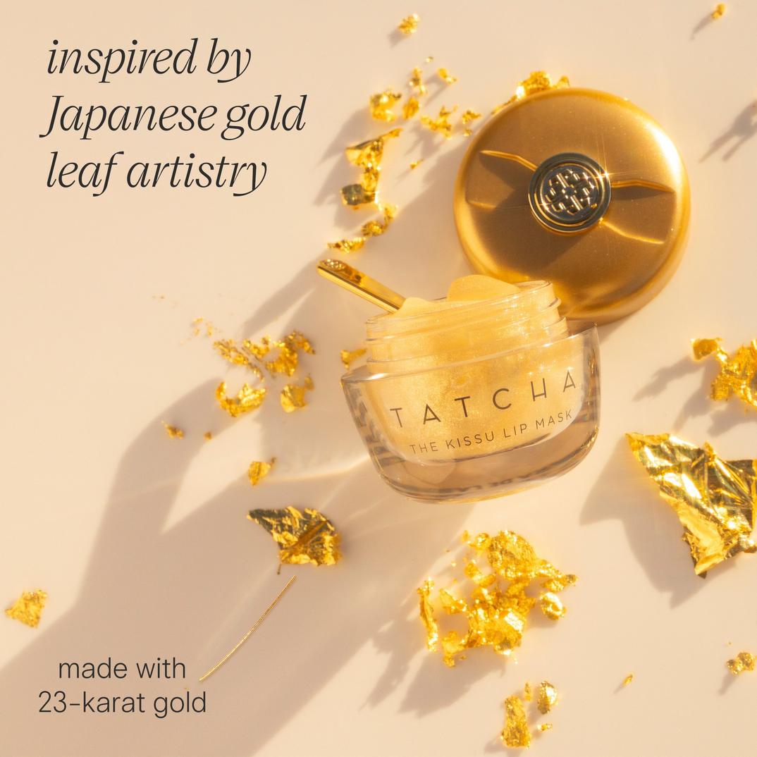 TATCHA The Kissu Hydrating & Plumping Lip Mask - Gold Leaf