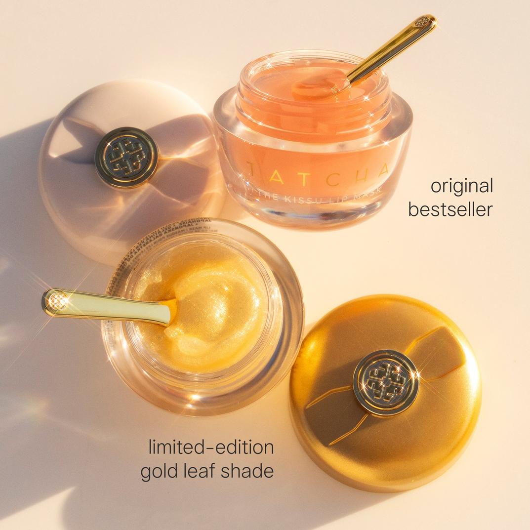TATCHA The Kissu Hydrating & Plumping Lip Mask - Gold Leaf