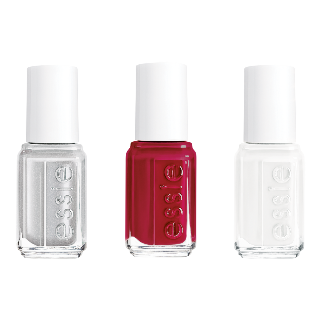 Essie Holiday 3 Piece Mini Nail Polish Gift Set