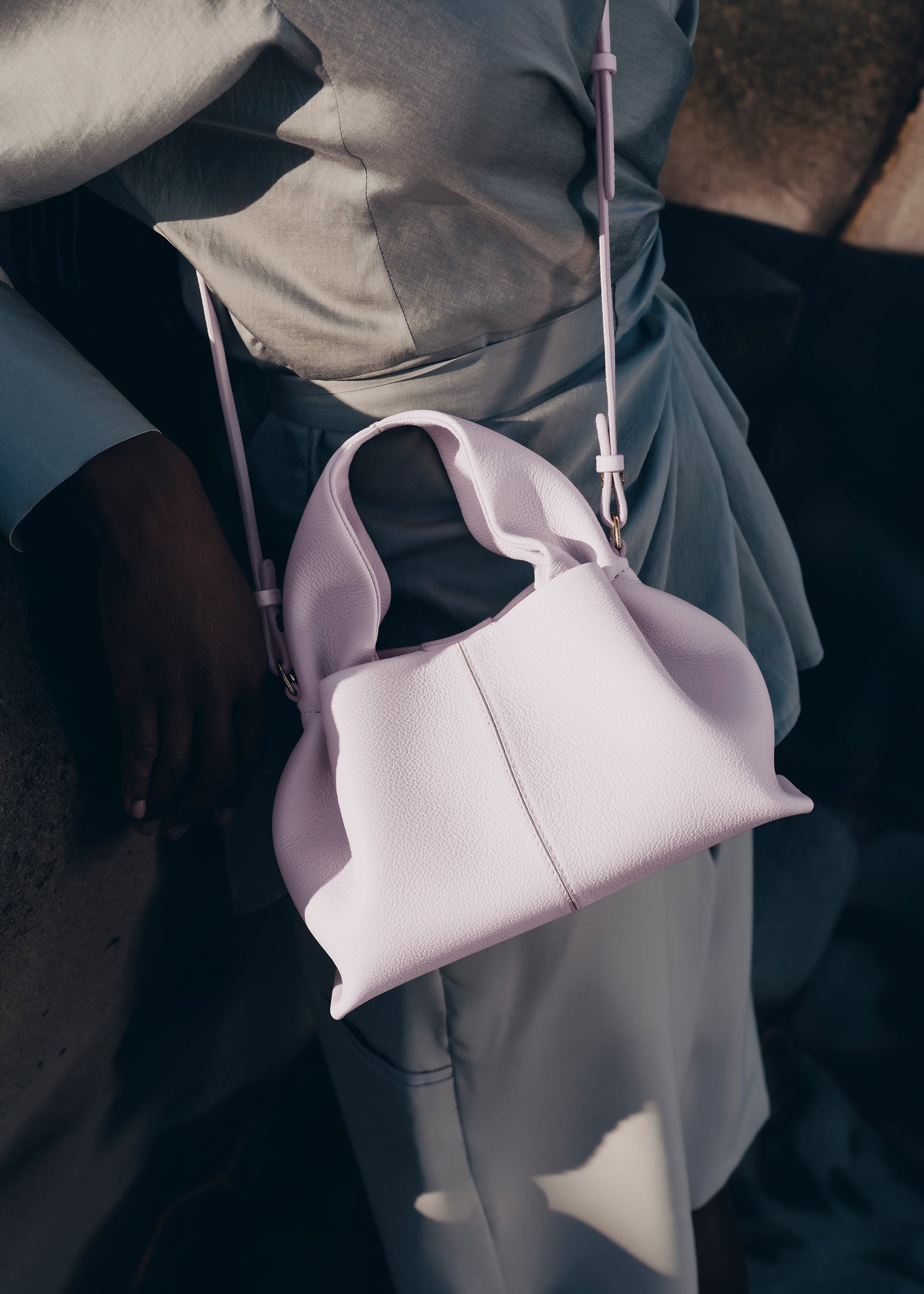 Polene Numero Neuf Mini Textured Wisteria