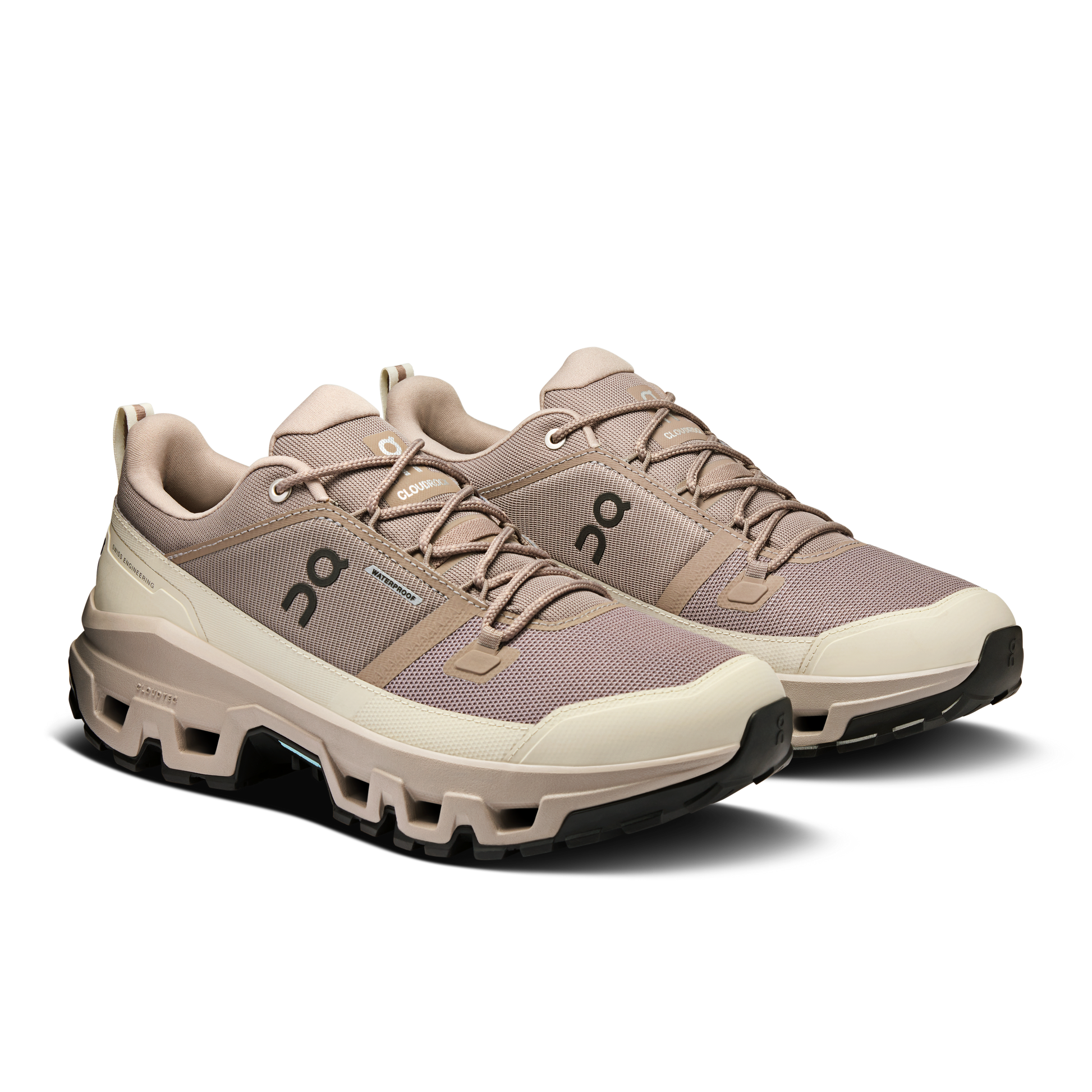 On Cloudrock Low Waterproof Cinder Fog