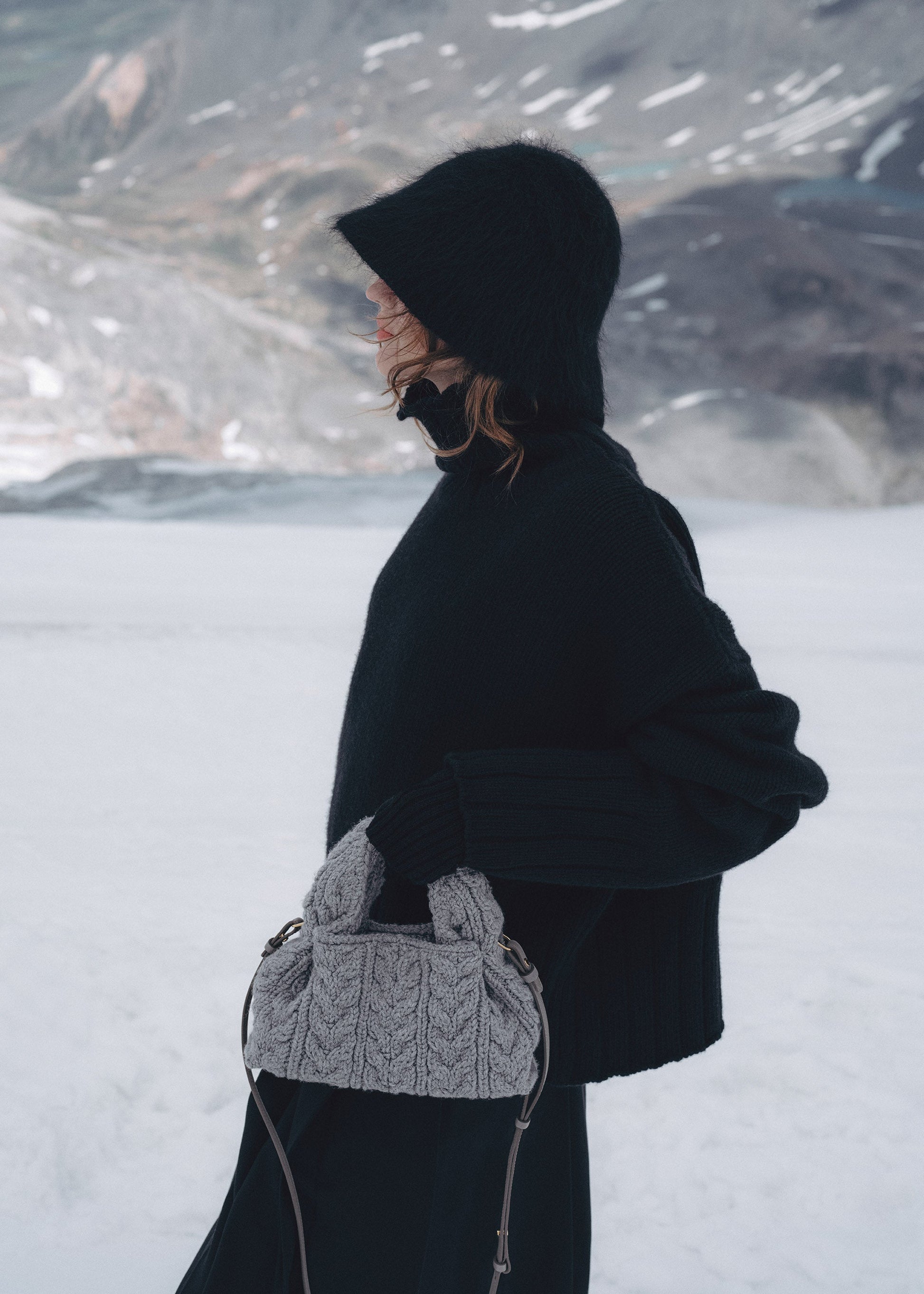 Polene Numero Neuf Mini Merino Stone