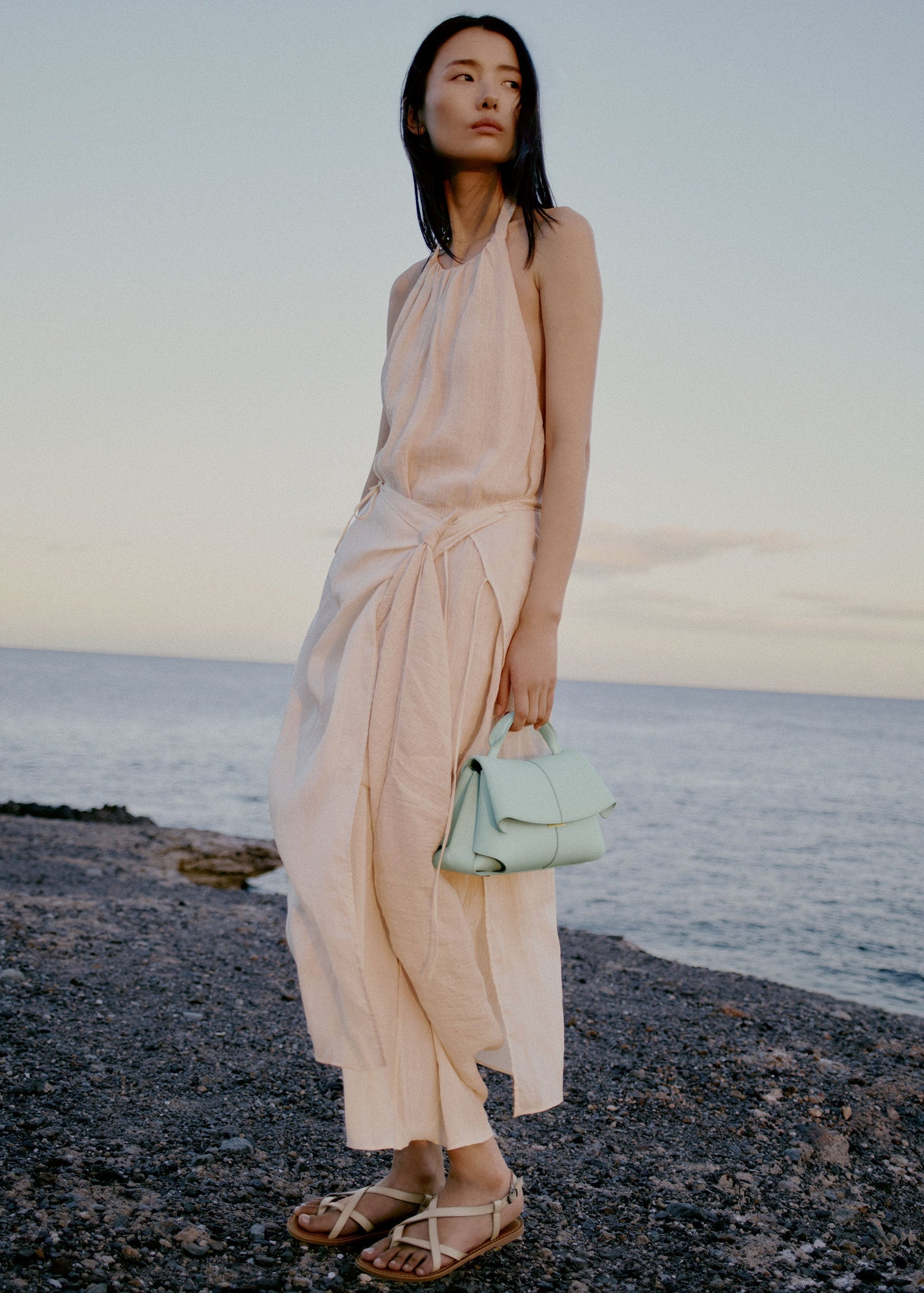 Polene Mokki Mini Textured Sea Foam