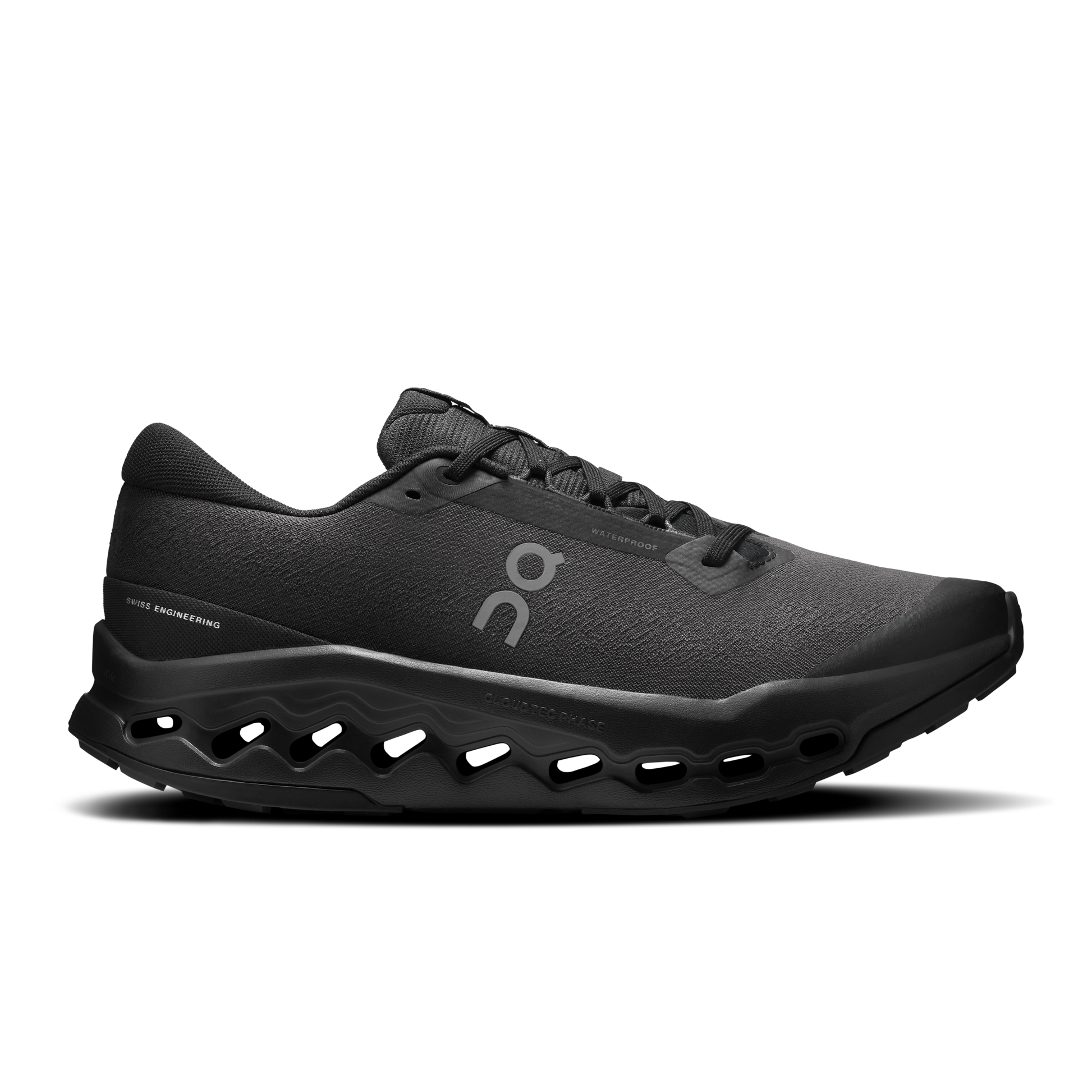 On Cloudsurfer Trail 2 Waterproof Black Black