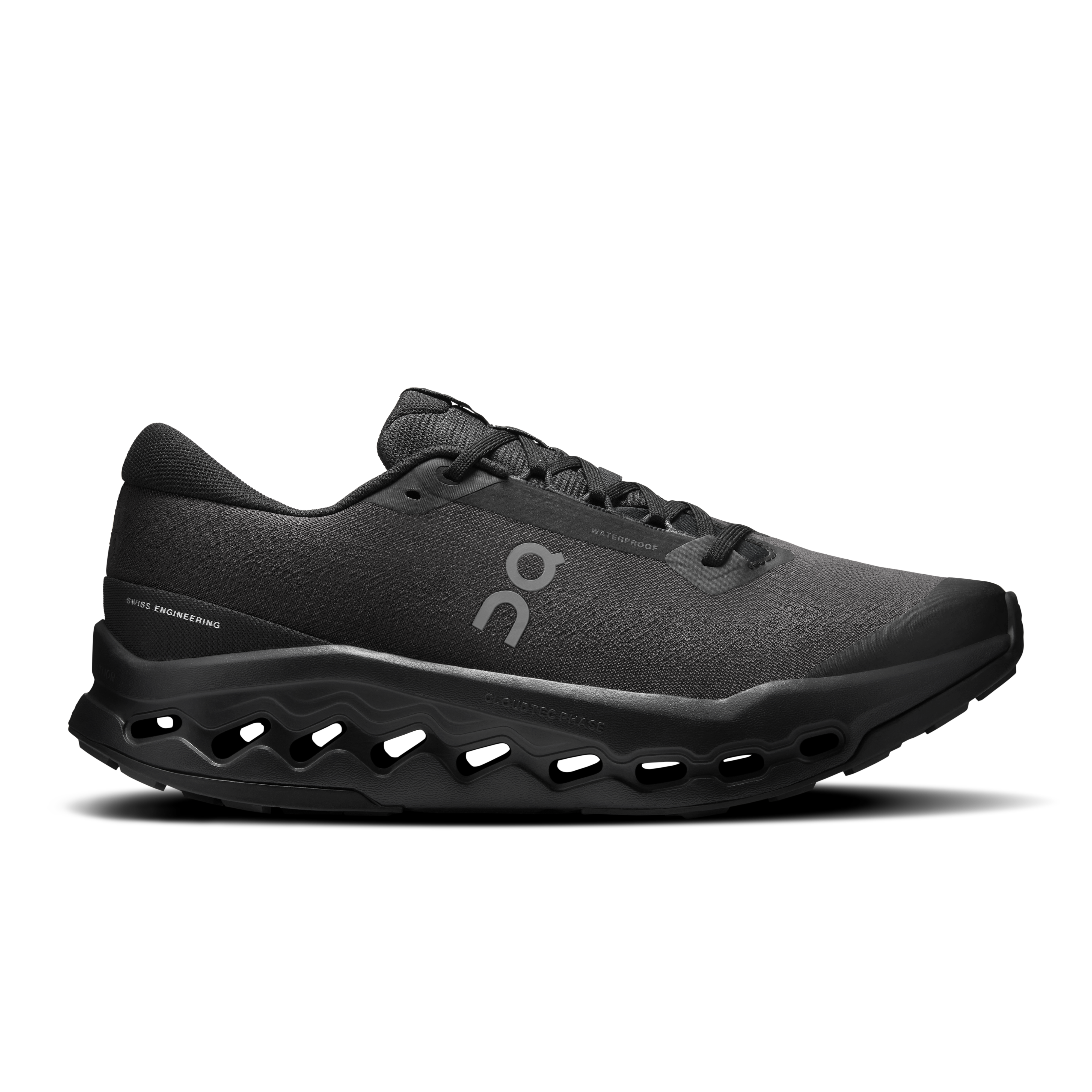 On Cloudsurfer Trail 2 Waterproof Black Black