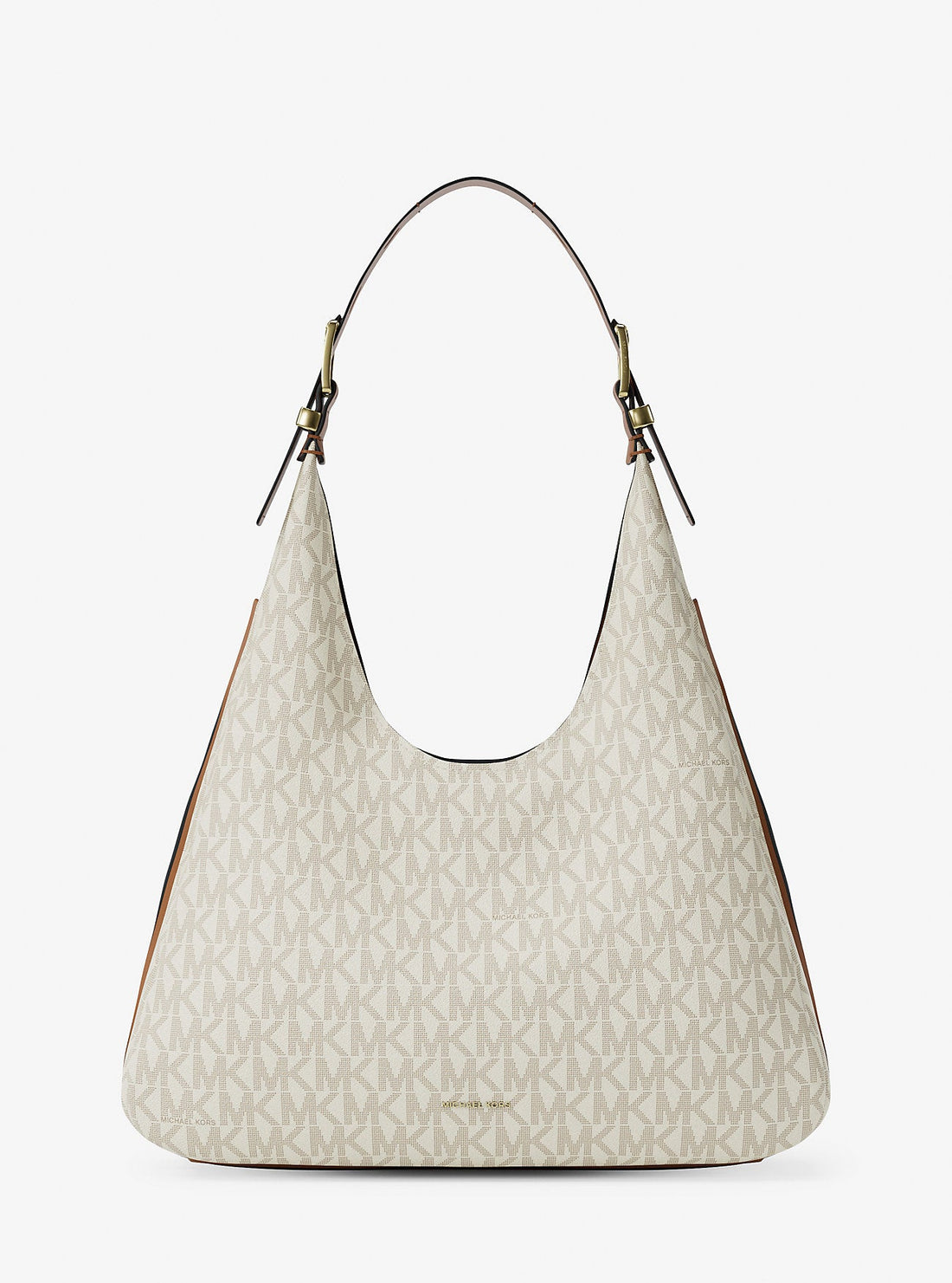 Nolita Large Signature Logo Shoulder Bag Vanilla-Acorn Vanilla-Acorn