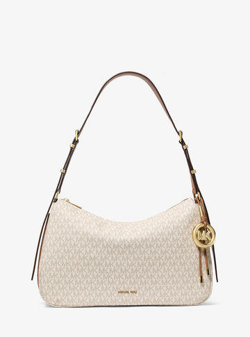 Nolita Medium Signature Logo Shoulder Bag Vanilla-Acorn Vanilla-Acorn