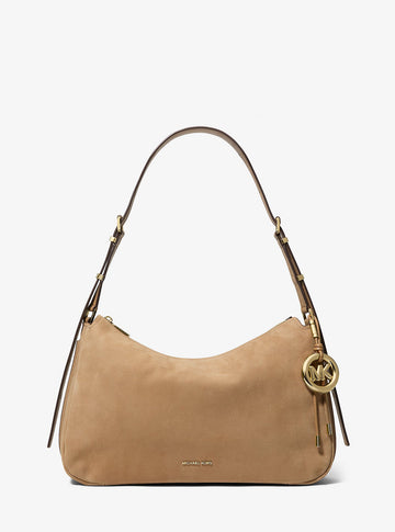 Nolita Medium Nubuck Convertible Shoulder Bag Husk Husk
