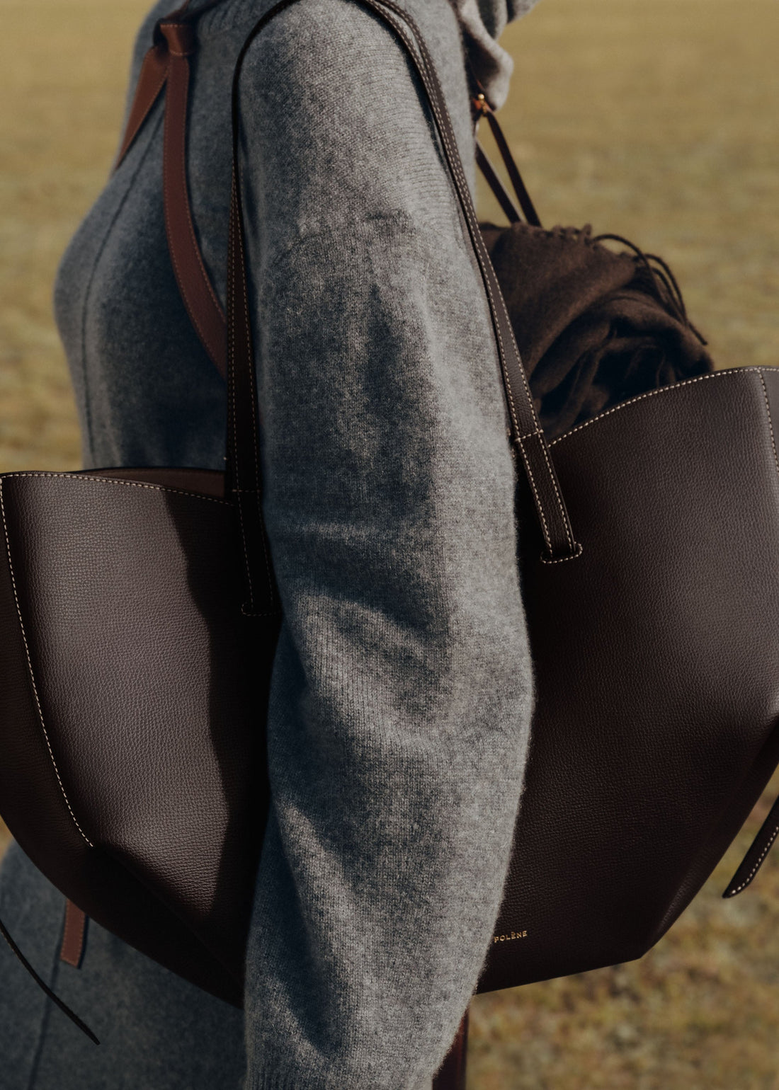 Polene Cyme Textured Ebony