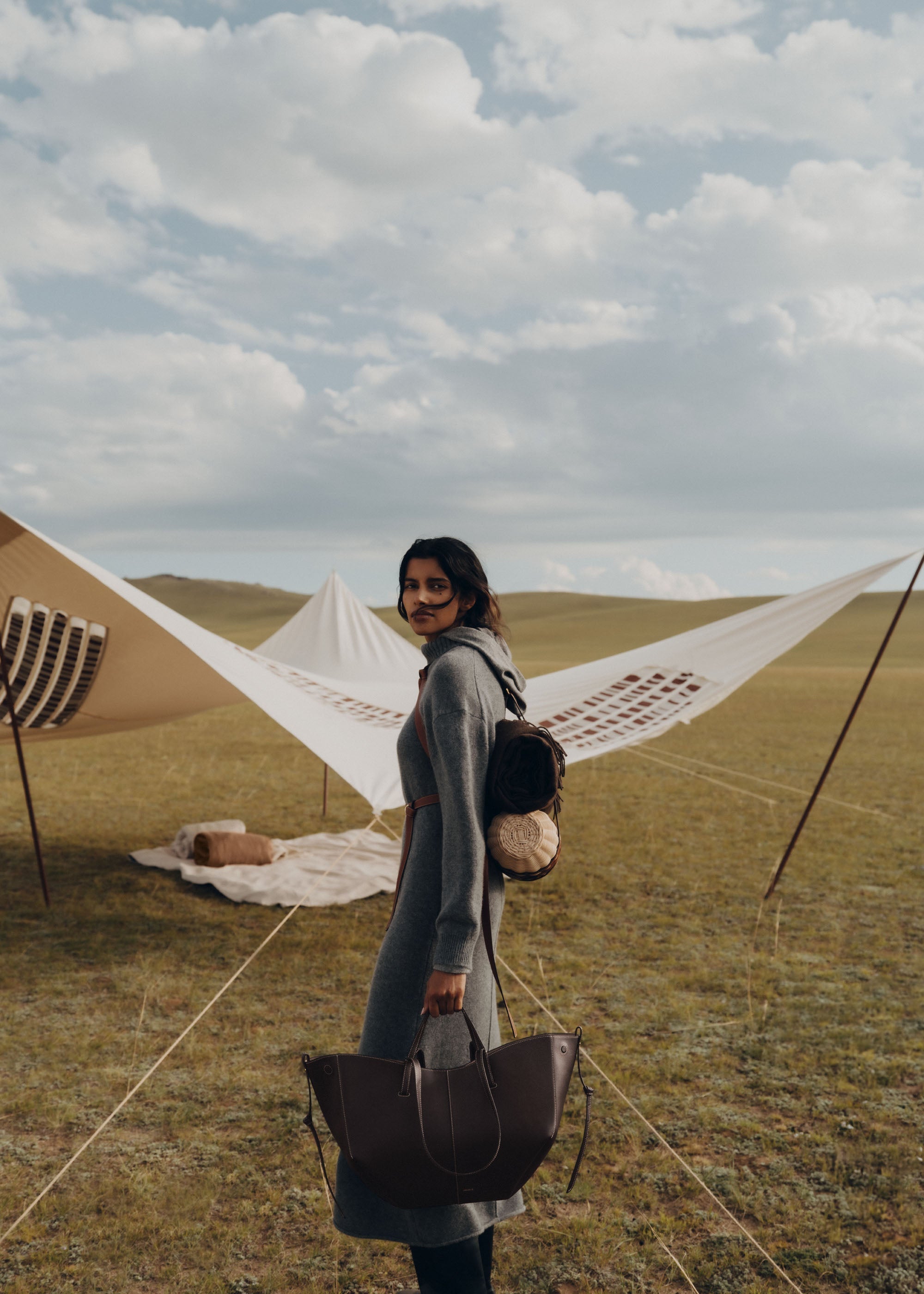 Polene Cyme Textured Ebony