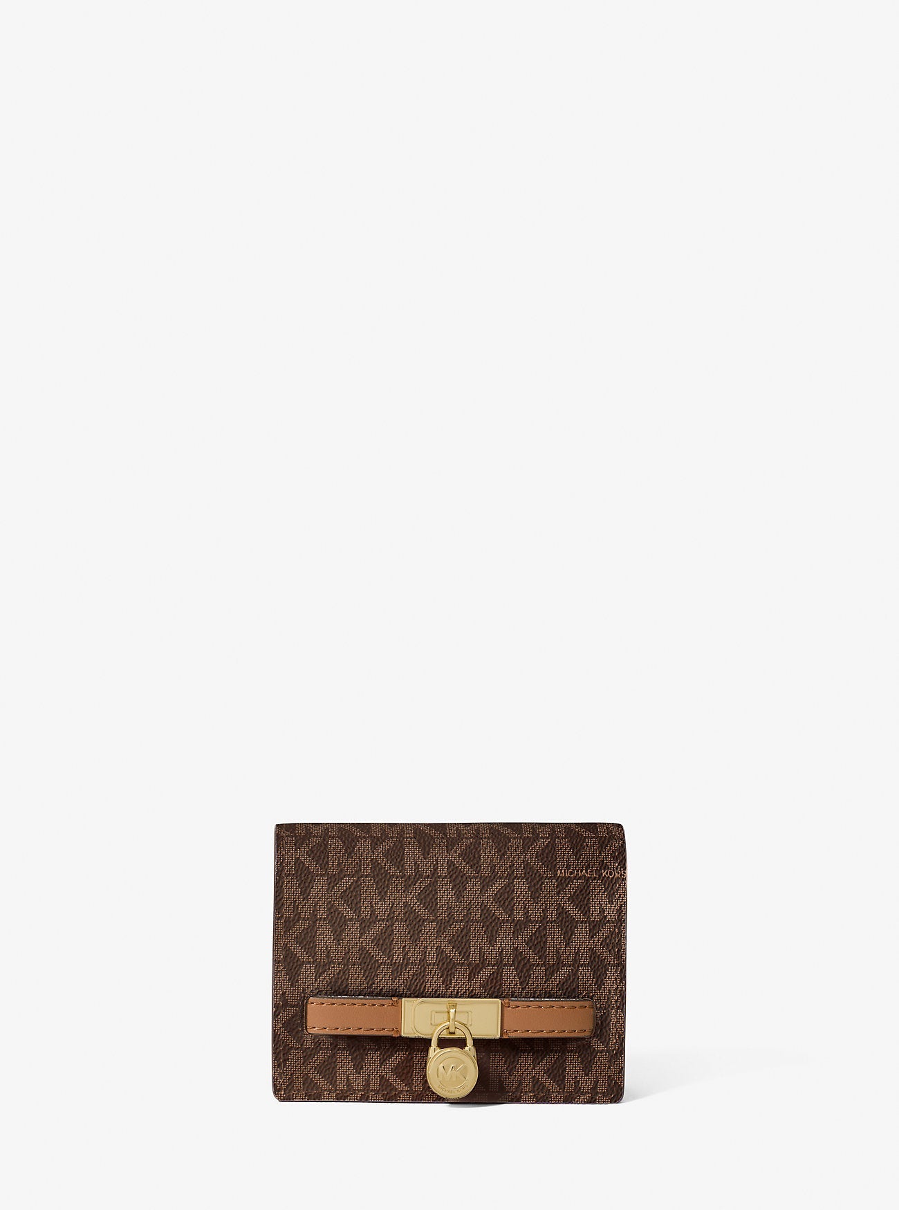 Hamilton Moderne Small Signature Logo Wallet Brn-Acorn Brn-Acorn