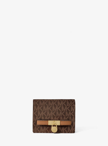 Hamilton Moderne Small Signature Logo Wallet Brn-Acorn Brn-Acorn