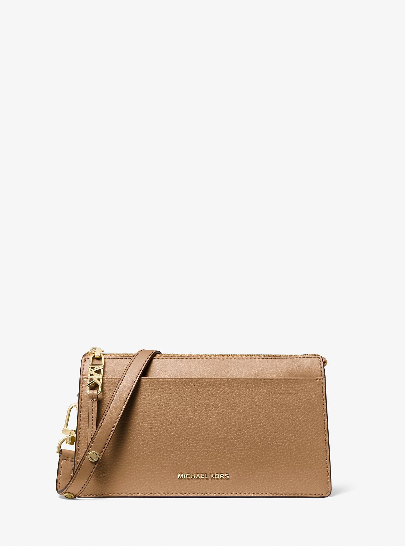Empire Large Leather Convertible Crossbody Bag Husk Husk