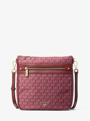 Jet Set Large Signature Logo Printed Crossbody Bag Mulberry Mulberry