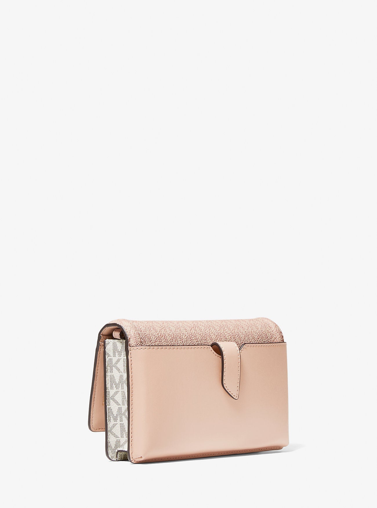 Jet Set Small Two-Tone Logo Smartphone Crossbody Bag Ballet Multi Ballet Multi