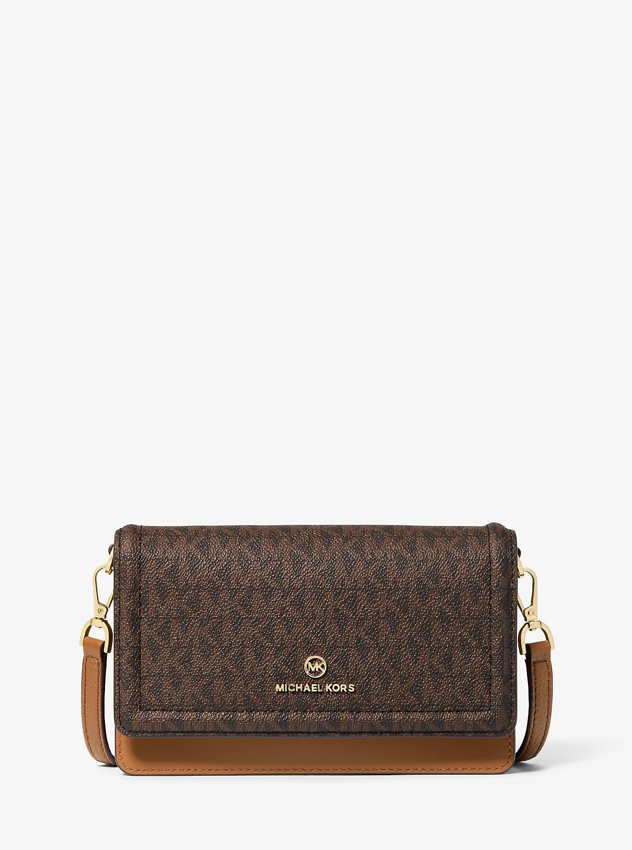 Jet Set Small Logo Smartphone Convertible Crossbody Bag Brn-Acorn Brn-Acorn