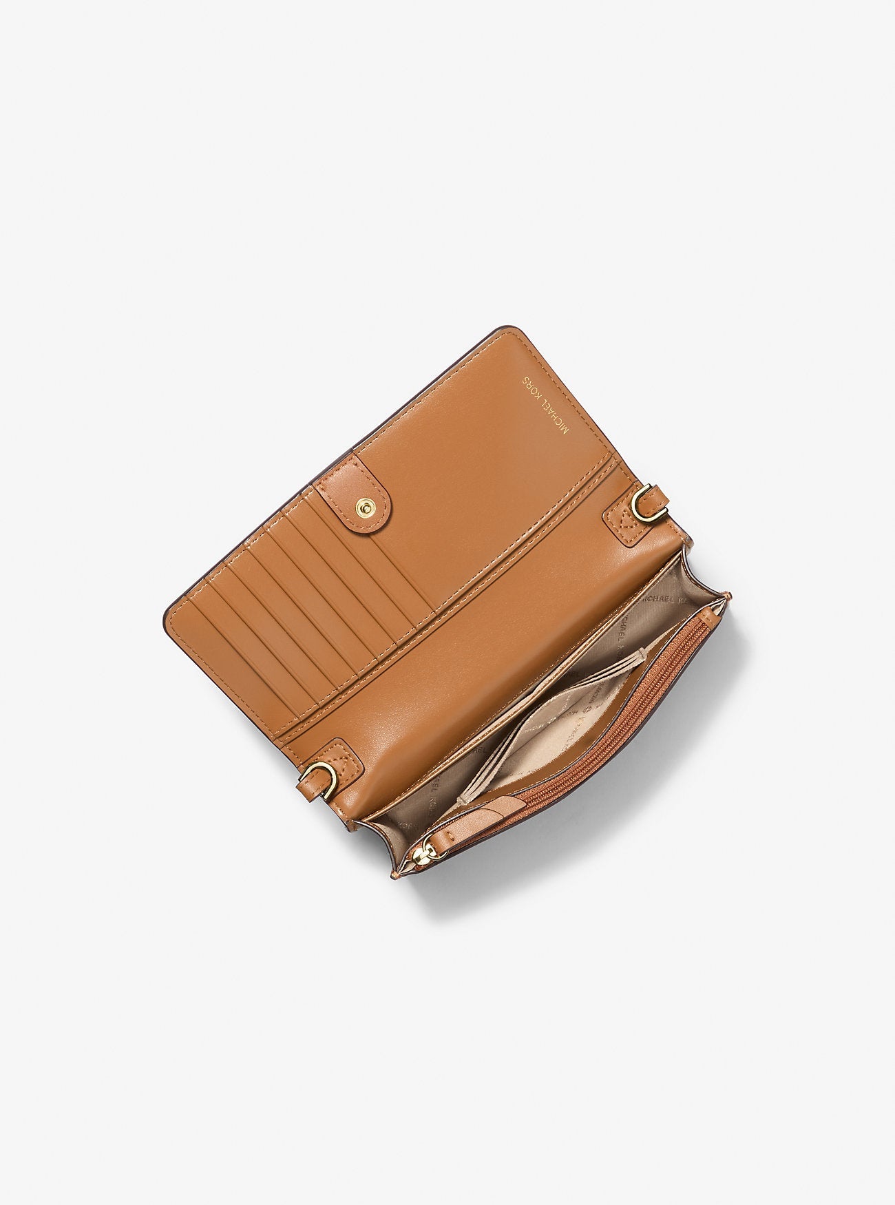 Jet Set Small Logo Smartphone Convertible Crossbody Bag Vanilla-Acorn Vanilla-Acorn