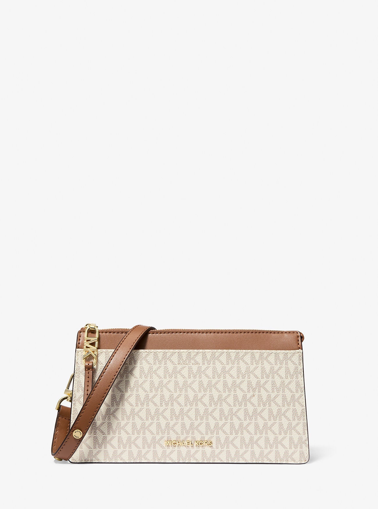 Empire Large Signature Logo Crossbody Bag Vanilla-Acorn Vanilla-Acorn