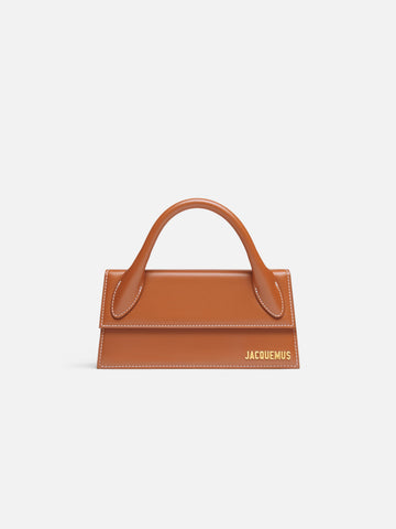 Jacquemus The Long Chiquito Smooth Leather Structured Bag Light Brown
