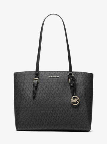 Charlotte Large 3-in-1 Signature Logo Tote Bag Black Black