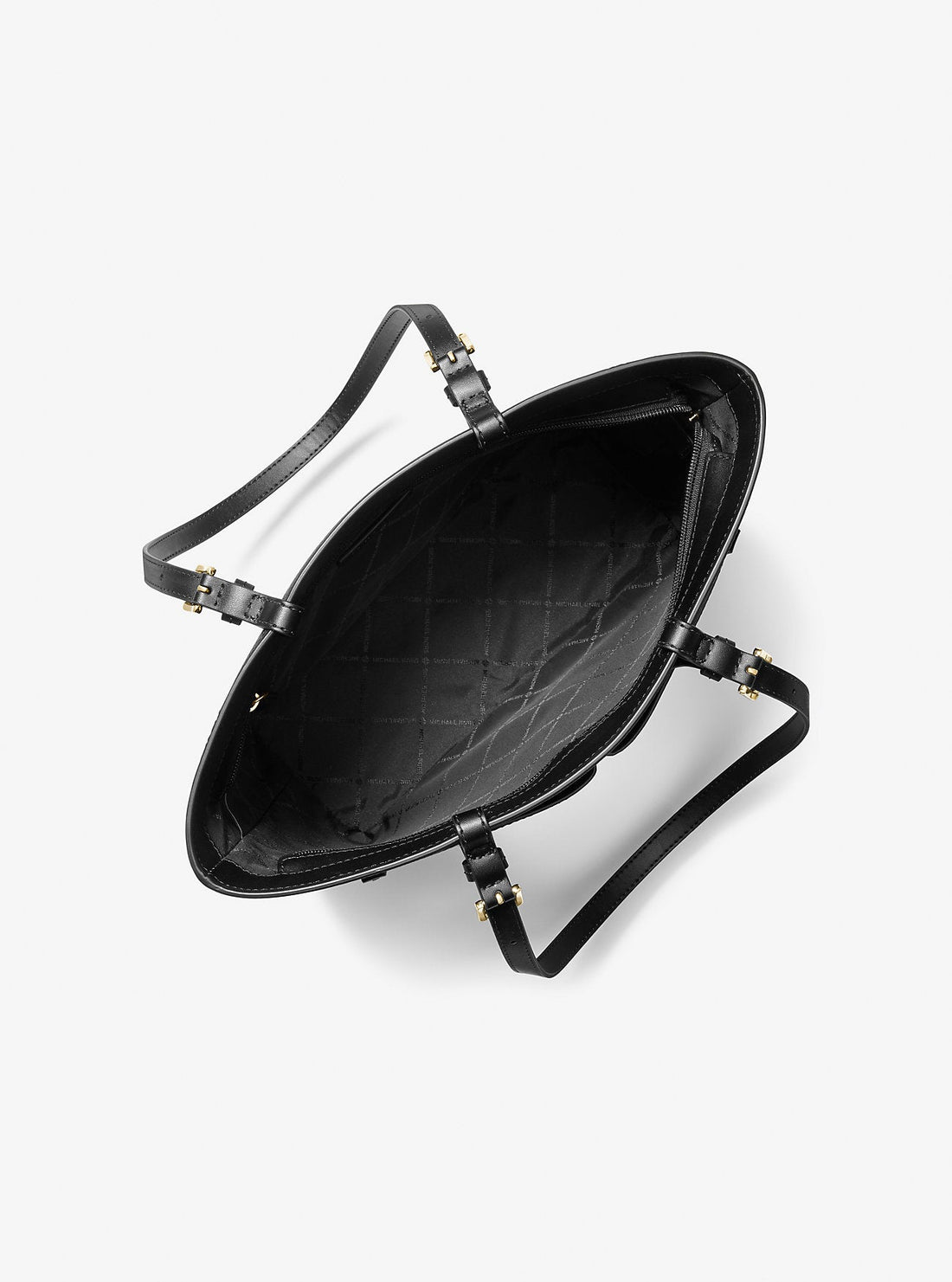 Jet Set Medium Pocket Tote Bag Black Black