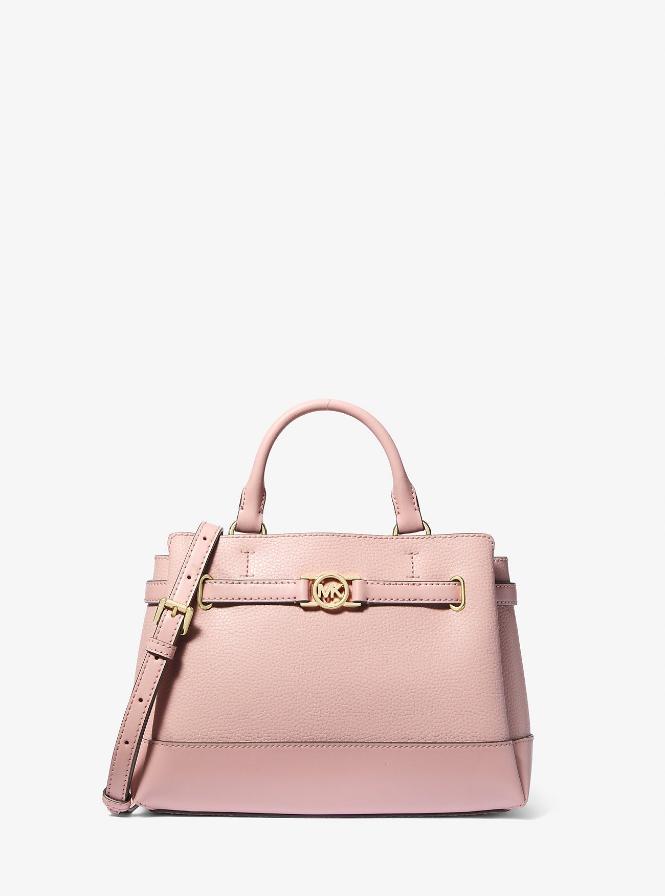 Reed Small Pebbled Leather Satchel Powder Blush Powder Blush