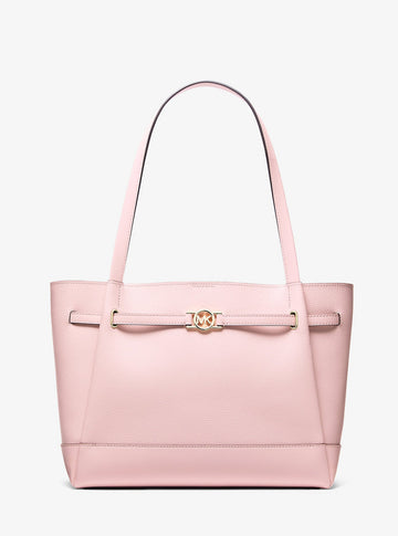 Reed Large Pebbled Leather Tote Bag Powder Blush Powder Blush