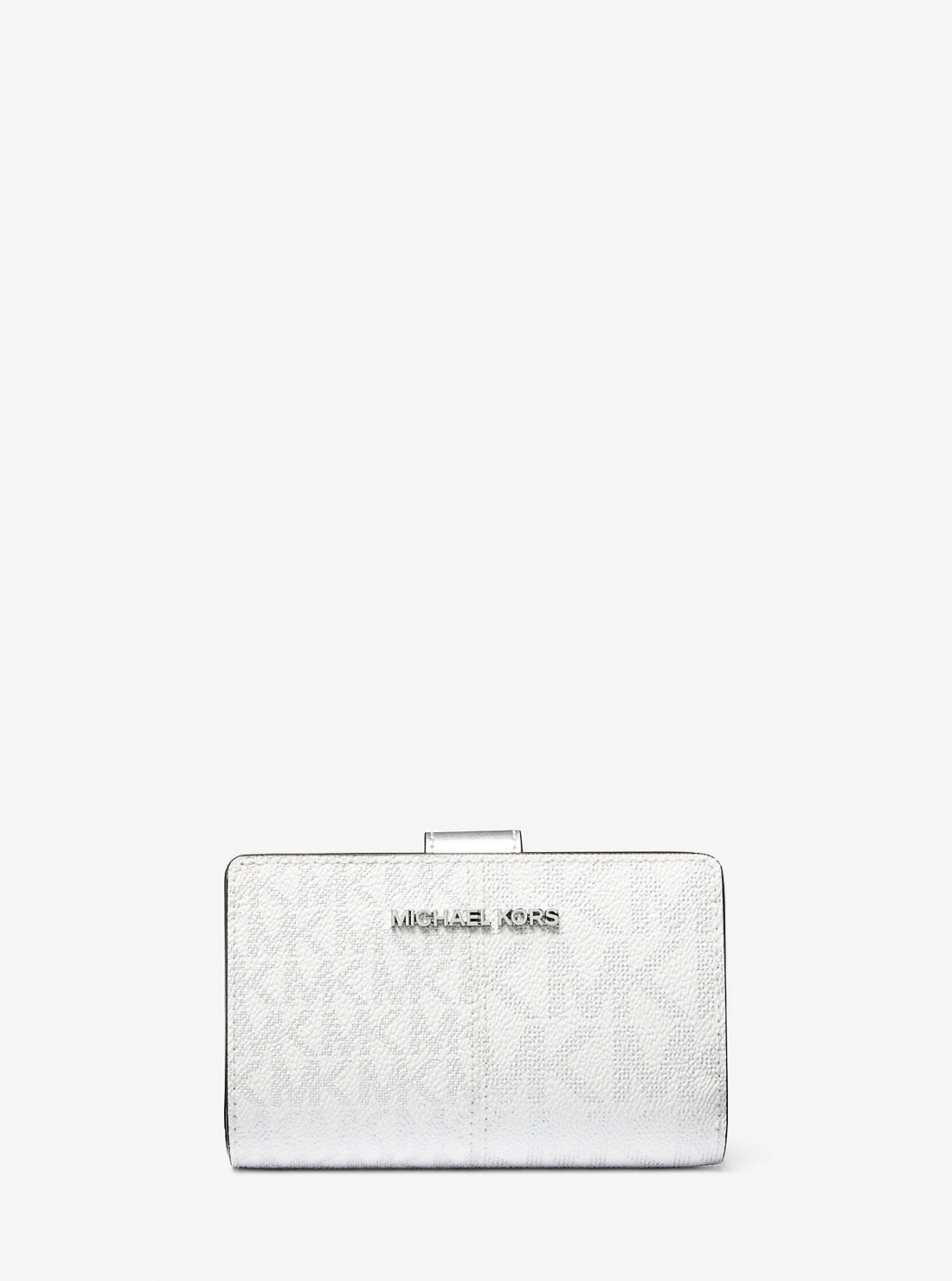 Jet Set Travel Medium Logo Bi-Fold Wallet Silver Silver