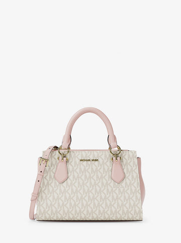 Marilyn Small Signature Logo Messenger Bag Pwd Blsh Mlt Pwd Blsh Mlt