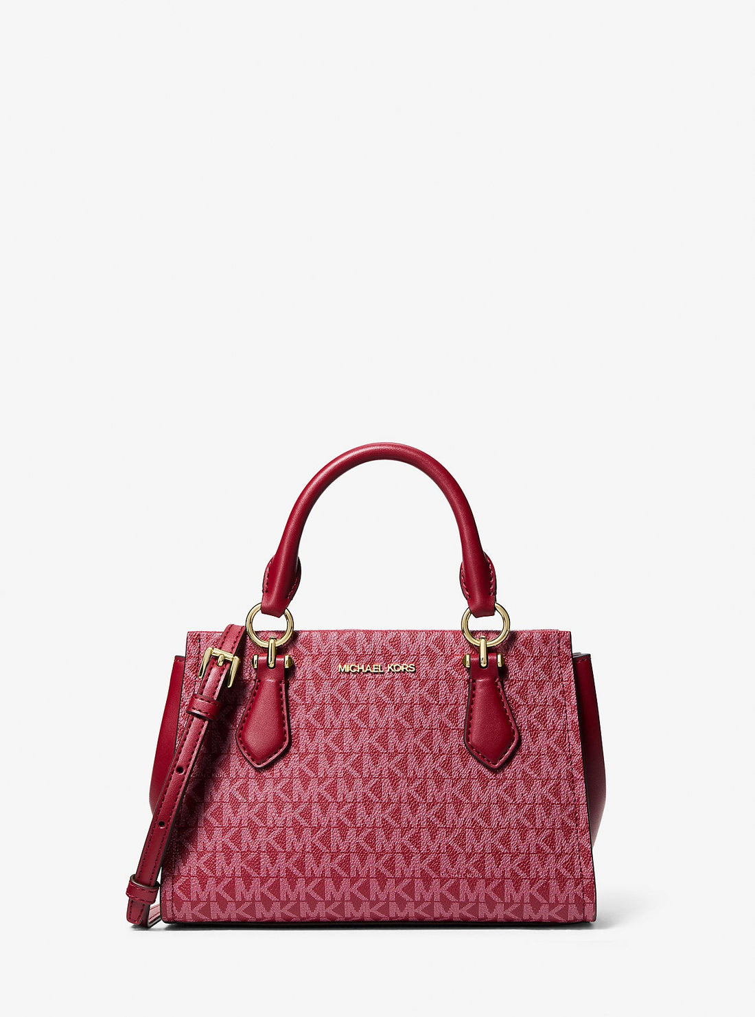 Marilyn Small Signature Logo Messenger Bag Cherry Cherry
