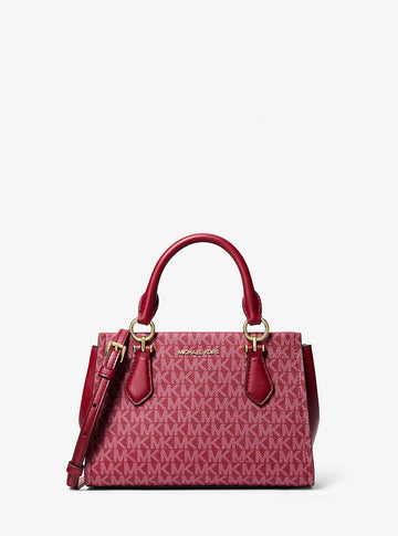 Marilyn Small Signature Logo Messenger Bag Cherry Cherry