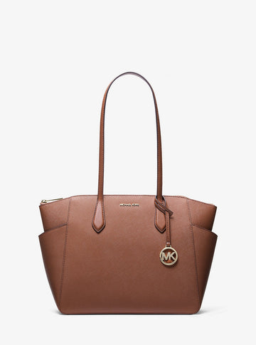 Marilyn Medium Saffiano Leather Tote Bag Luggage Luggage