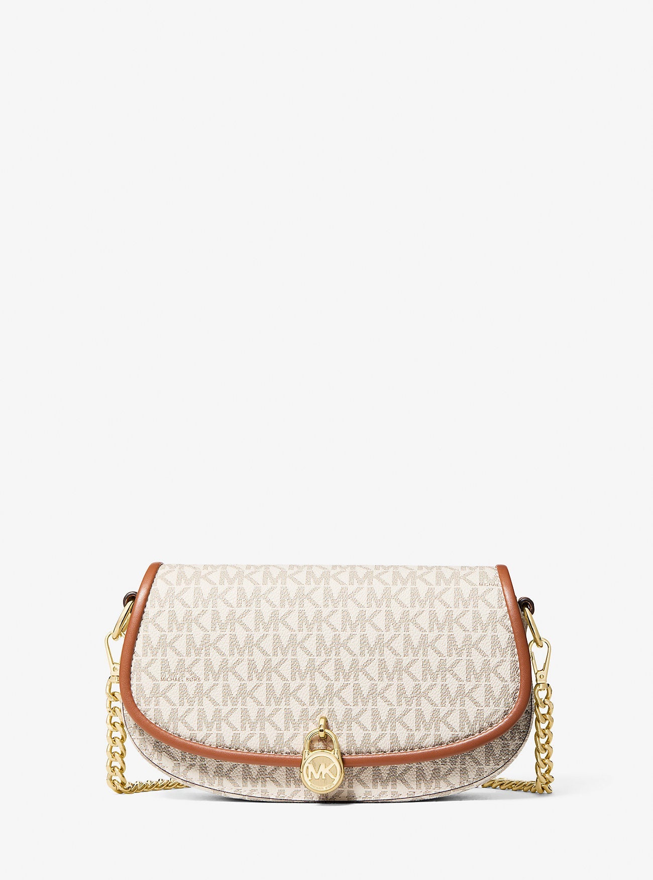 Mila Small Signature Logo Crossbody Bag Vanilla Vanilla