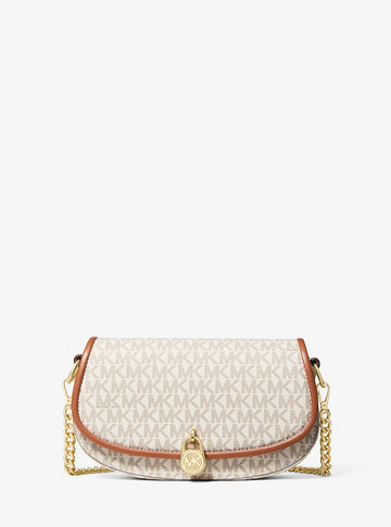 Mila Small Signature Logo Crossbody Bag Vanilla Vanilla
