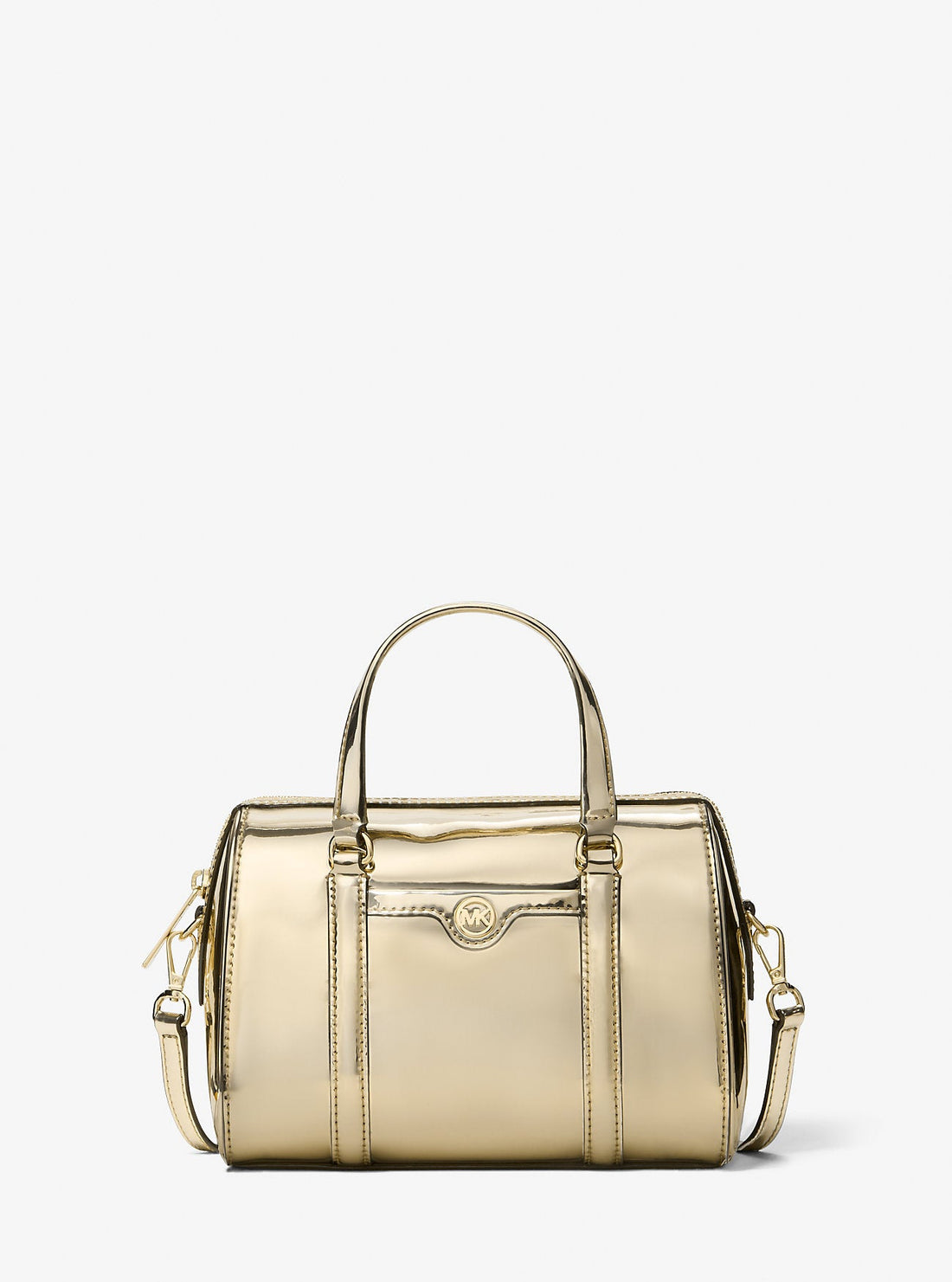 Jet Set Small Metallic Convertible Crossbody Bag Pale Gold Pale Gold