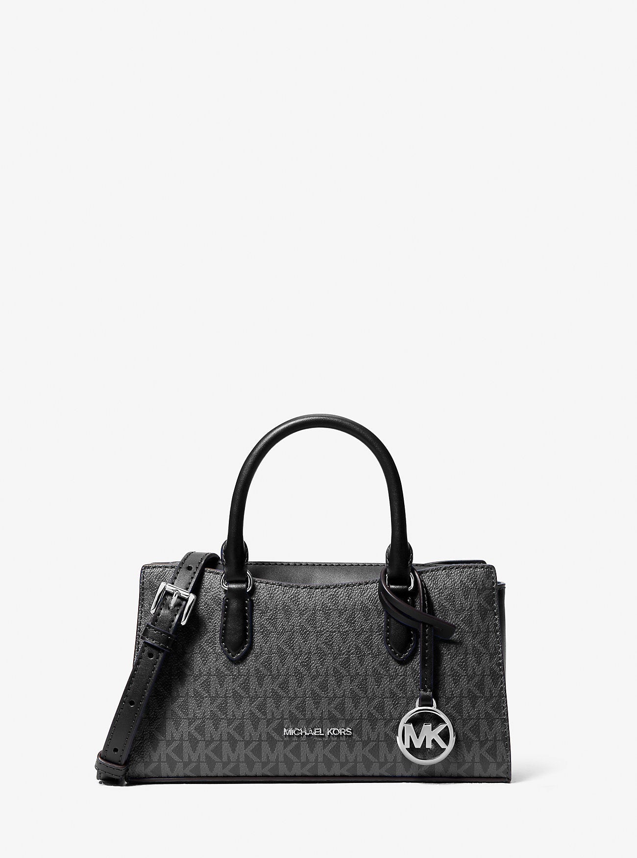 Arden Small Signature Logo Messenger Bag Black Black