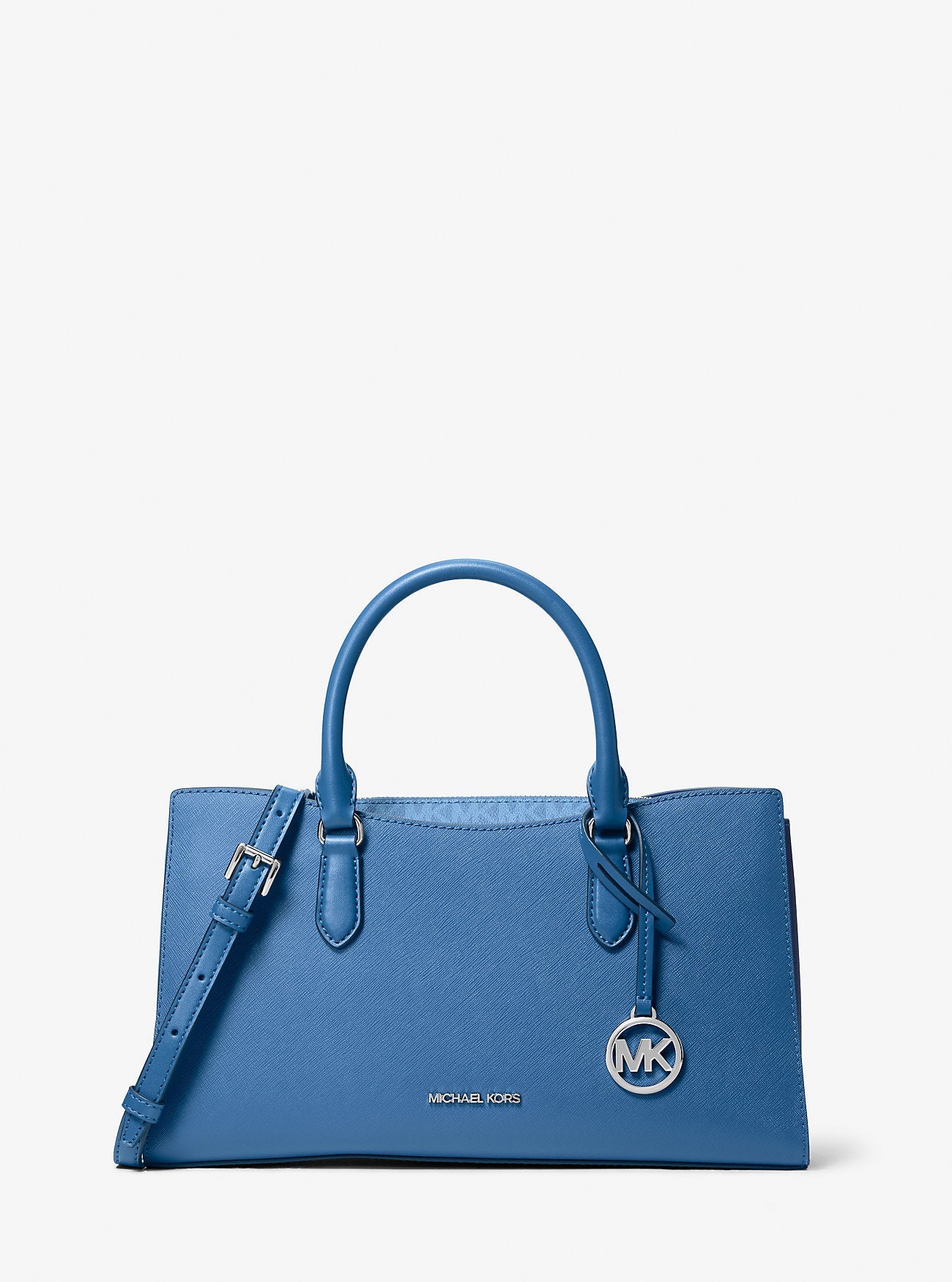 Arden Medium Top-Zip Satchel Galaxy Blue Galaxy Blue