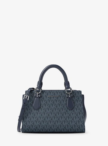 Marilyn Small Signature Logo Messenger Bag Admiral Admiral