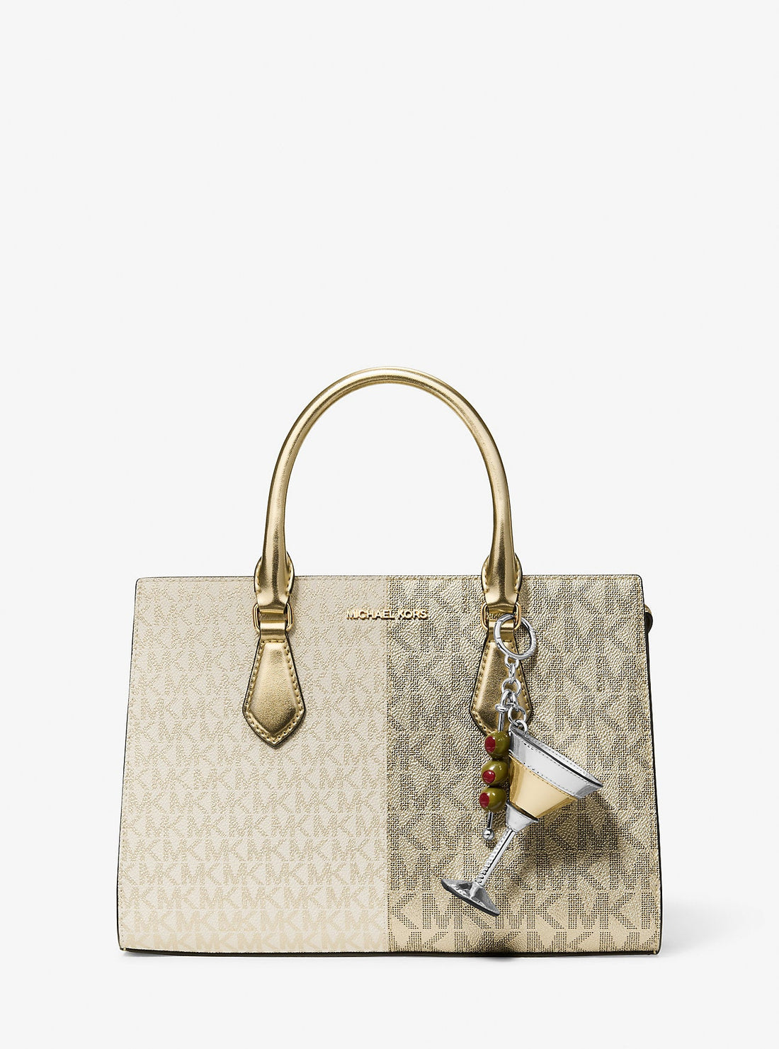 Martini Bag Charm Silver Silver