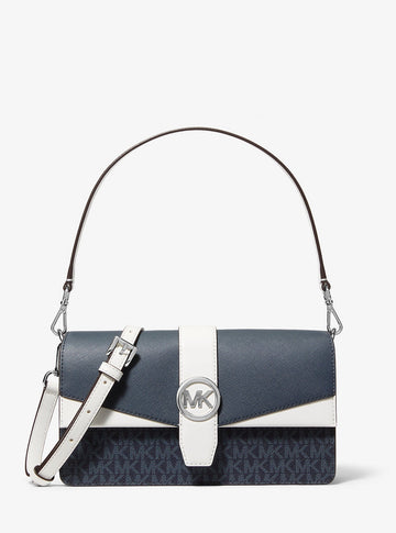 Greenwich Medium Signature Logo Convertible Shoulder Bag Admirl Multi Admirl Multi