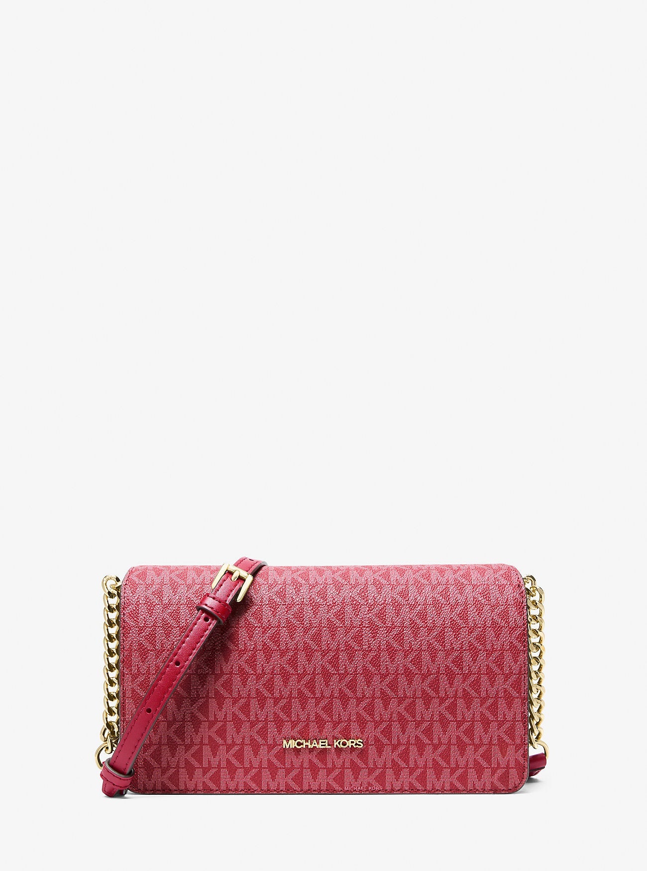 Jet Set Signature Logo Crossbody Bag Dk Raspberry Dk Raspberry
