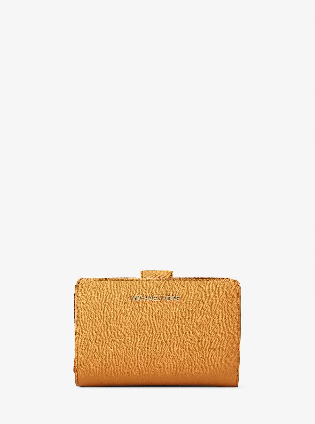 Medium Crossgrain Leather Wallet Black Black